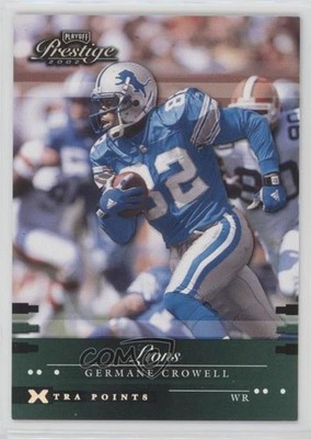 2002 Playoff Prestige Xtra Points Green 107/150 Germane Crowell #53 yj7