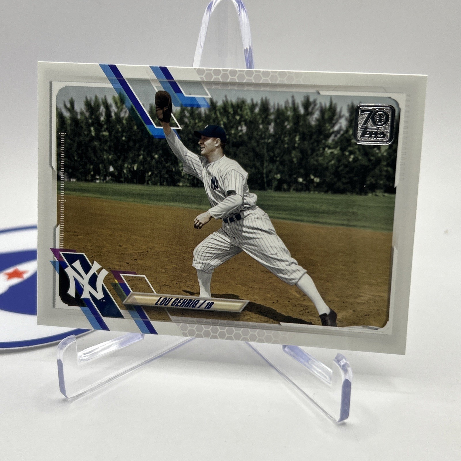 2021 Topps Base Set Photo Variations #525 Lou Gehrig SP New York Yankees HOF