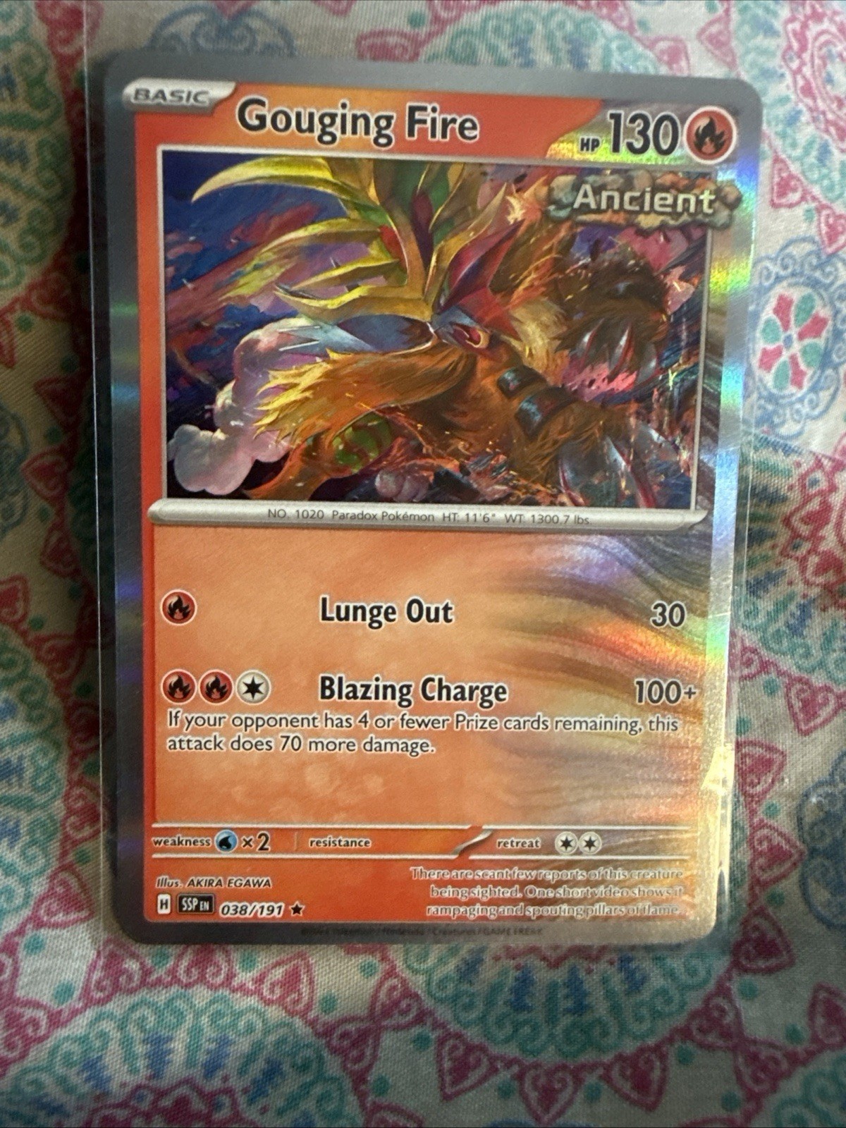 Gouging Fire 151 Sv: Scarlet & Violet Promo Cards LP