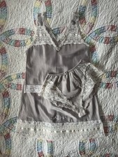 Vintage 1970  s Christian Dior 3 Piece Lace Lingerie Set