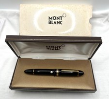 VTG. Montblanc 149 Fountain Pen. 14c Bi-Color Fine Nib. Mint in Box C: 1976