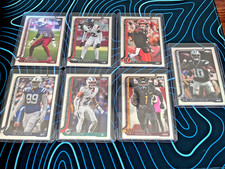 2025 Topps Chrome Football Lot - Feat. Rookie & Silver Joe Milton III - 7 Cards