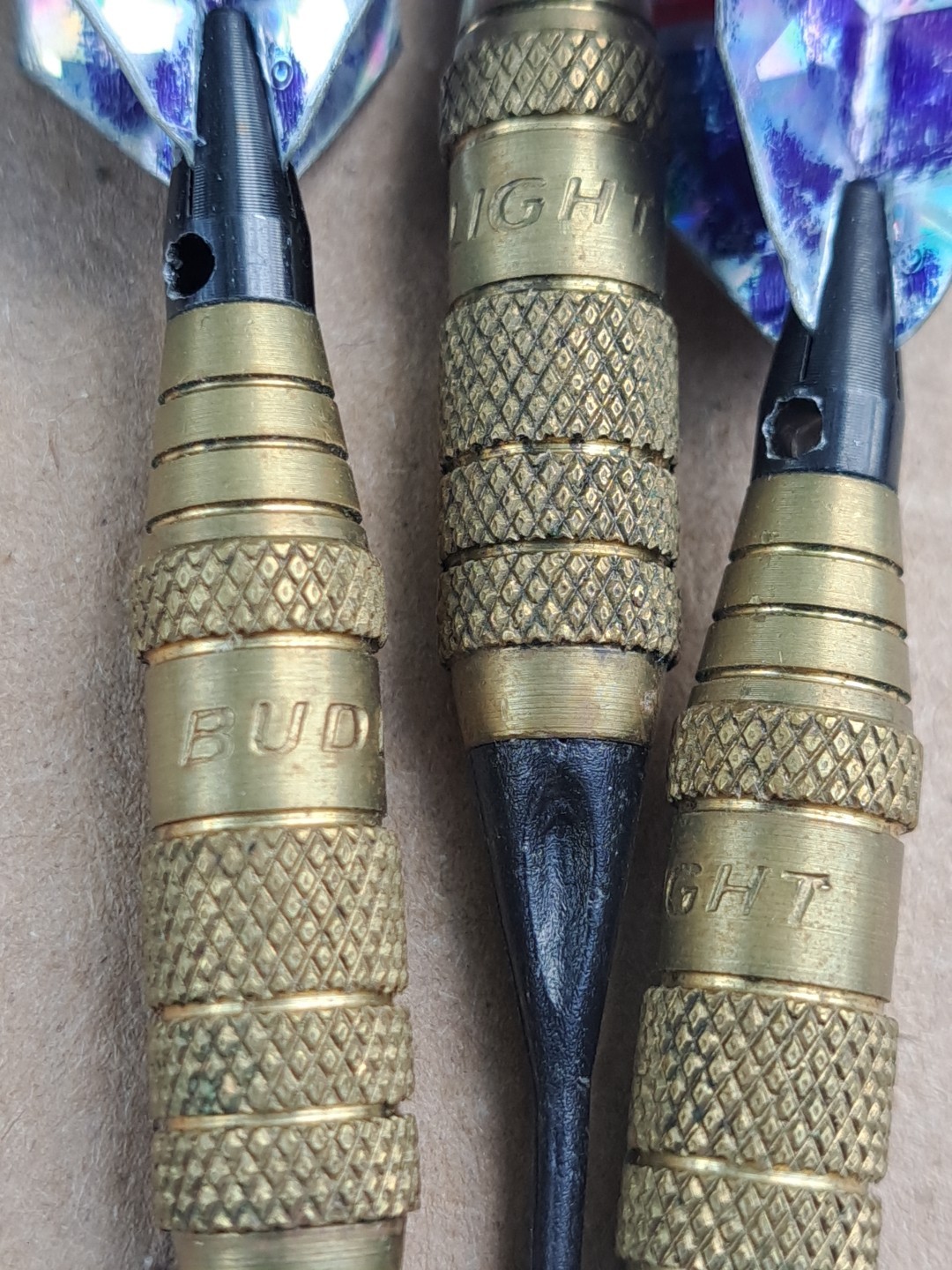 Vintage Brass Dart Set Lot 7 Full Sets Extra Tips Barrels And Shafts See Picture