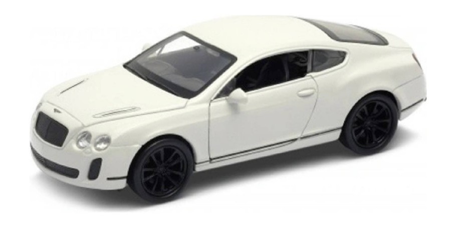 Welly Bentley Continental Supersports White Ivory 1:34 1:39 Scales 4.5 Inch Car