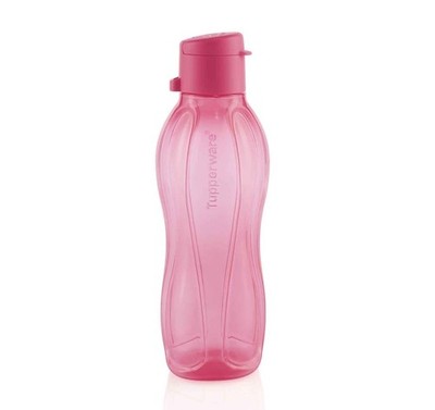 TUPPERWARE Durstlöscher 500 ml Ecoeasy Trinkflasche mit Trinkverschluss pink