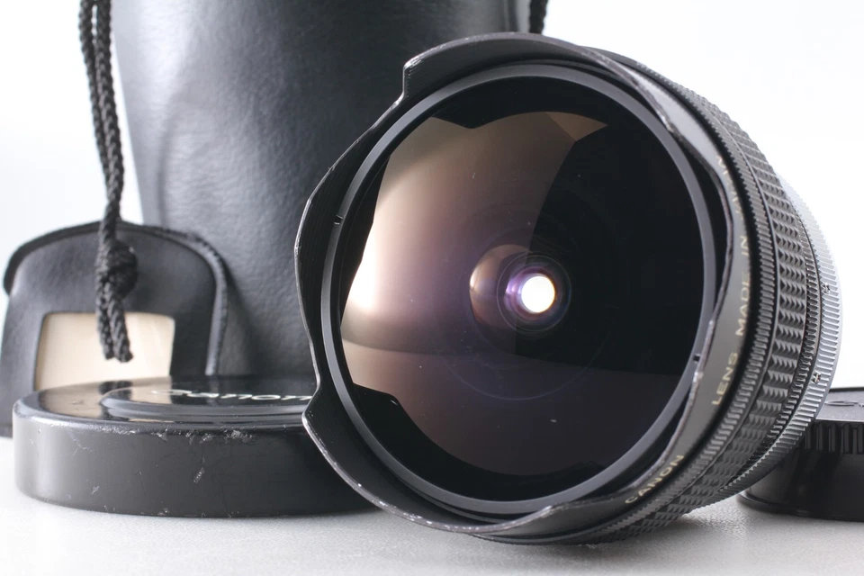 Raro [N COMO NUEVO] Canon FD ojo de pez 15 mm f2,8 S.S.C. Lente gran angular SSC de JAPÓN Foto 4 de 4