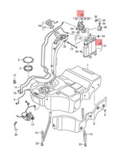 Genuine AUDI VW Q3 Sportback Passat Diagnosis Pump For Fuel System 3C0906201