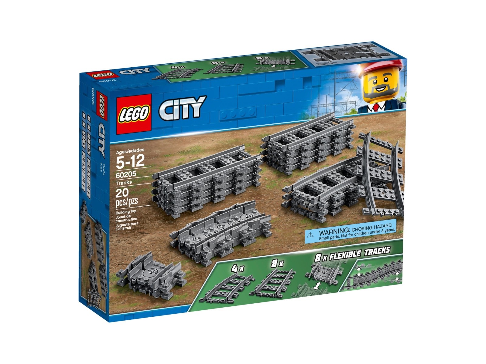Lego Grau Konstruktionsspiele Schienen City - Bild 15