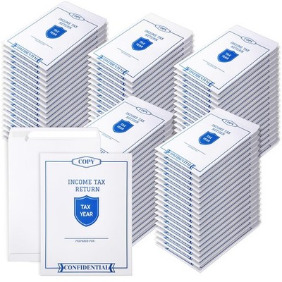 300 Pcs Income Tax Return Envelopes for Tax Preparers 9 x 12 Inches Open End ...