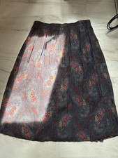 Vintage Casablanca Patterned Skirt- Size 16