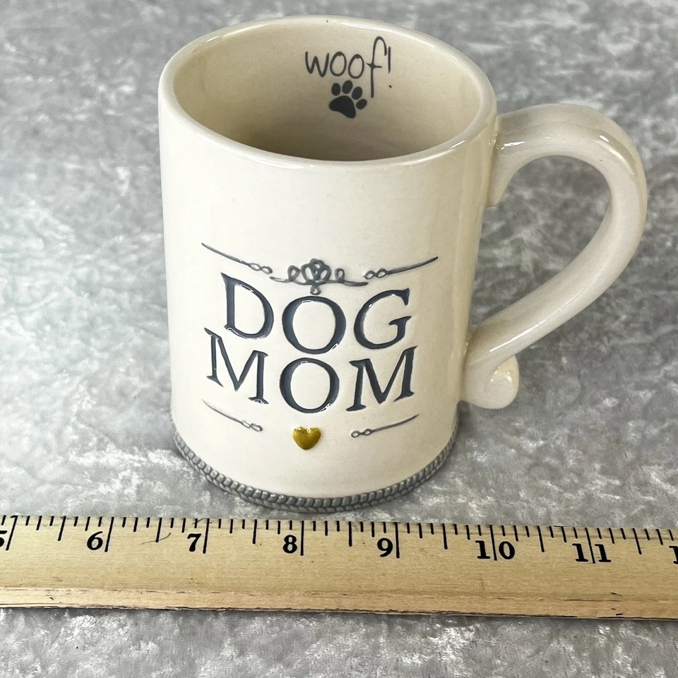 Taza de cerámica de café/té Grasslands Road 'Dog Mom' - 14 oz. - Nuevo Foto 3 de 4