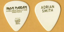Iron Maiden 2008 Somewhere Back In Time concert tour Adrian Smith Guitar Pick
