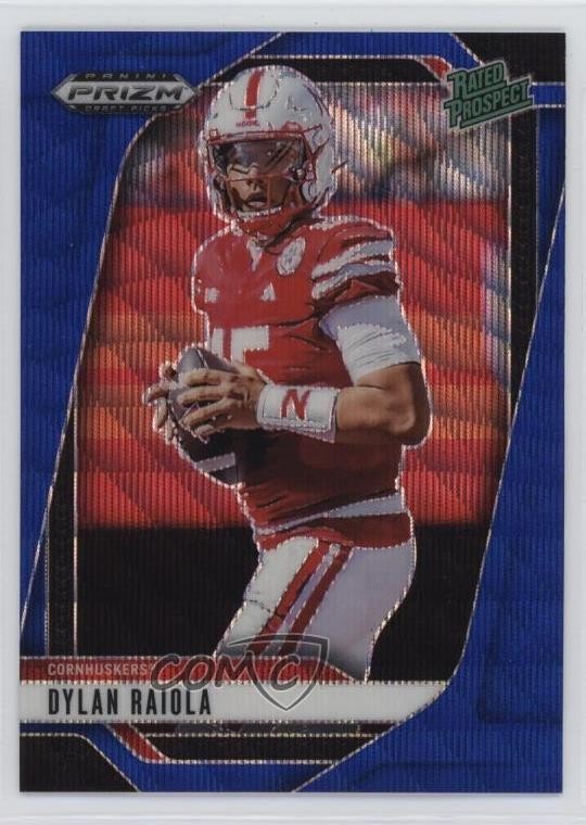 2025 Panini Prizm Draft Picks Blue Wave Prizm 252/299 Dylan Raiola #158 00kr
