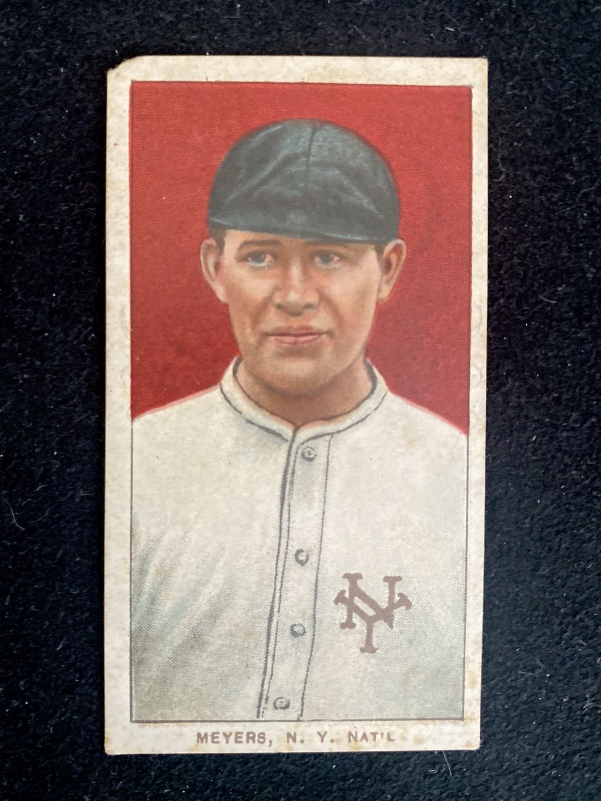 1909-11 T206- Chief Meyers,  NY, Cycle RARE BACK 460 Subjects Tobacco Card