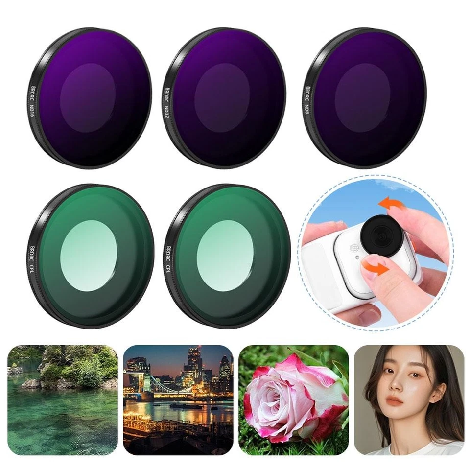 for Insta360 Go Ultra Filter UV Protection Filter CPL Polarizing Filter T1K2 - Image 2 of 4