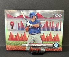 2024 Bowman Scouts Top 100 Wyatt Langford Refractor/Topps Update Rookie