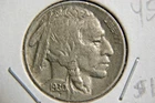 1930 S Buffalo nickel Bison 5 cents