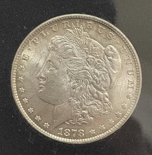 1878-P 7TF Silver Morgan Dollar BU Better Date