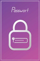 Passwortbuch A-Z A5 200+ Seiten, Alphabetisch, Notizbuch, Passwort-Organizer