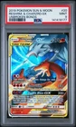 2019 POKEMON SUN & MOON UNBROKEN BONDS #20 RESHIRAM & CHARIZARD GX PSA 9