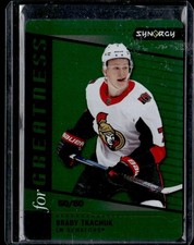Brady Tkachuk 50/50 Upper Deck Synergy Cast for Greatness Green 2020-21 #CG-18