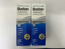 2x Bausch Lomb Boston Advance Conditioning Solution Step 2 Advanced Comfort 8/27