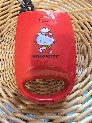 Hello Kitty Grilled Cheese Panini Sandwich Maker Kawaii Sanrio NWOB 