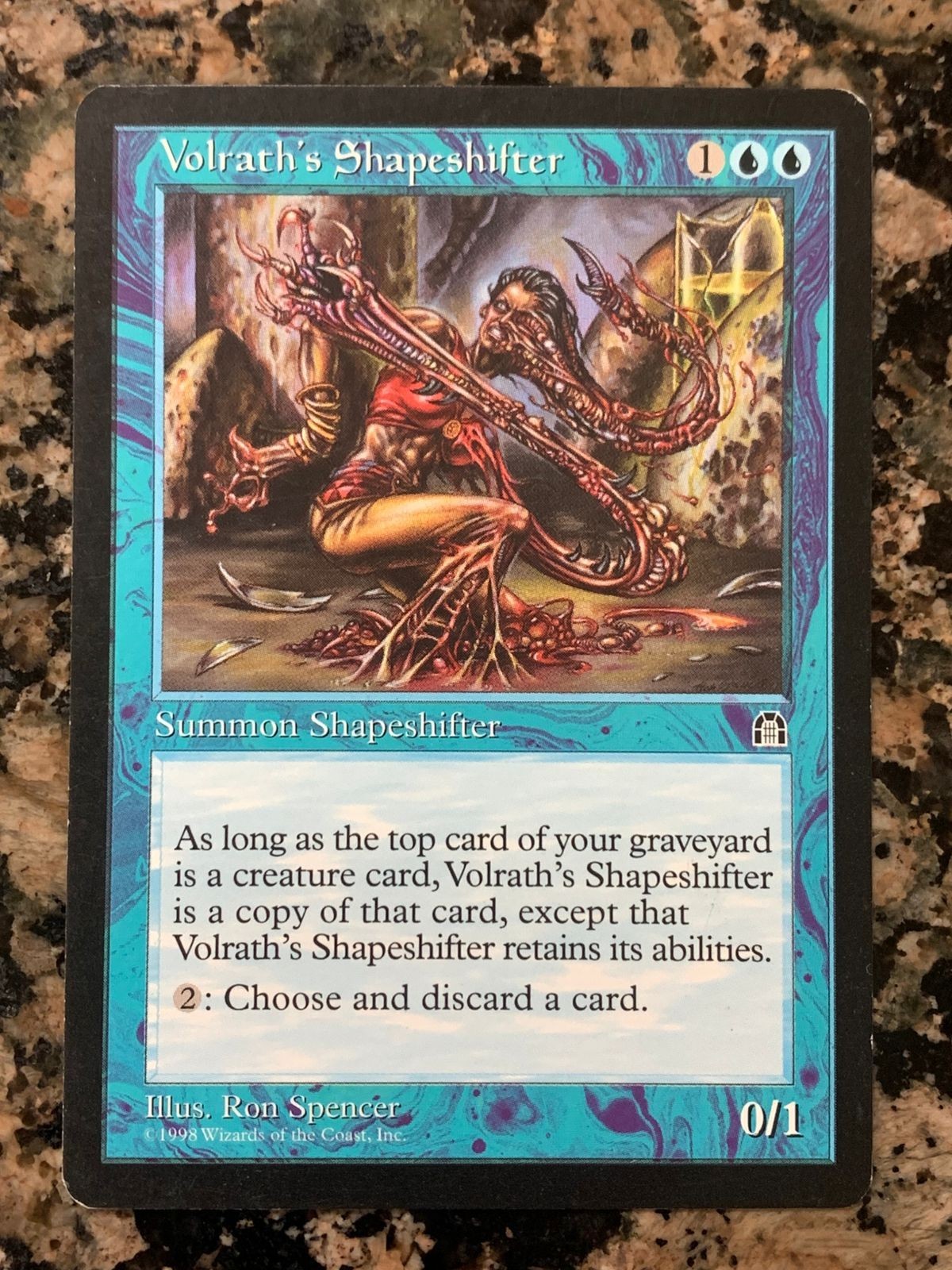 MTG Volrath's Shapeshifter x1 Stronghold NM Magic the Gathering