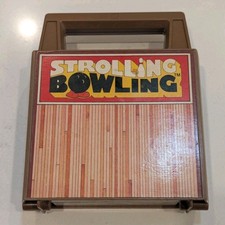 Vintage 1980 Tomy Strolling Bowling Game Missing Wind-up Bowling Ball