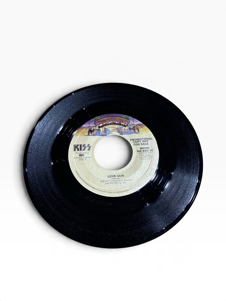 KISS Love Gun 1977 Promo 45 RPM Vinyl Record Casablanca NB 895 DJ ...