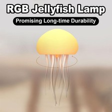 Jellyfish Night Light Creative Ambient Lamp Hanging Artificial Decor Indoor Cute