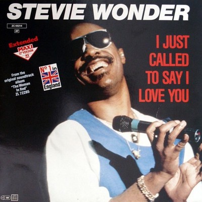 Stevie Wonder - I Just Called To Say I Love You (12'') (Near Mint (NM or M-)) - 3