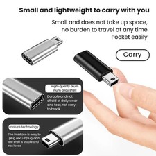 USB C To Mini USB-2.0 Adapter Type C Female To Mini Schön♤ Male Convert A9O3