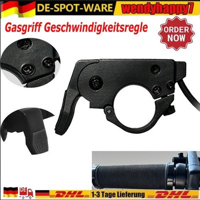 Für E-Bike Throttle  Daumengas Gasgriff Geschwindigkeitsregler Runder Stecker