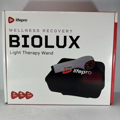 LifePro Wellness Recovery Biolux Light Therapy Wand With User Manual & Case New