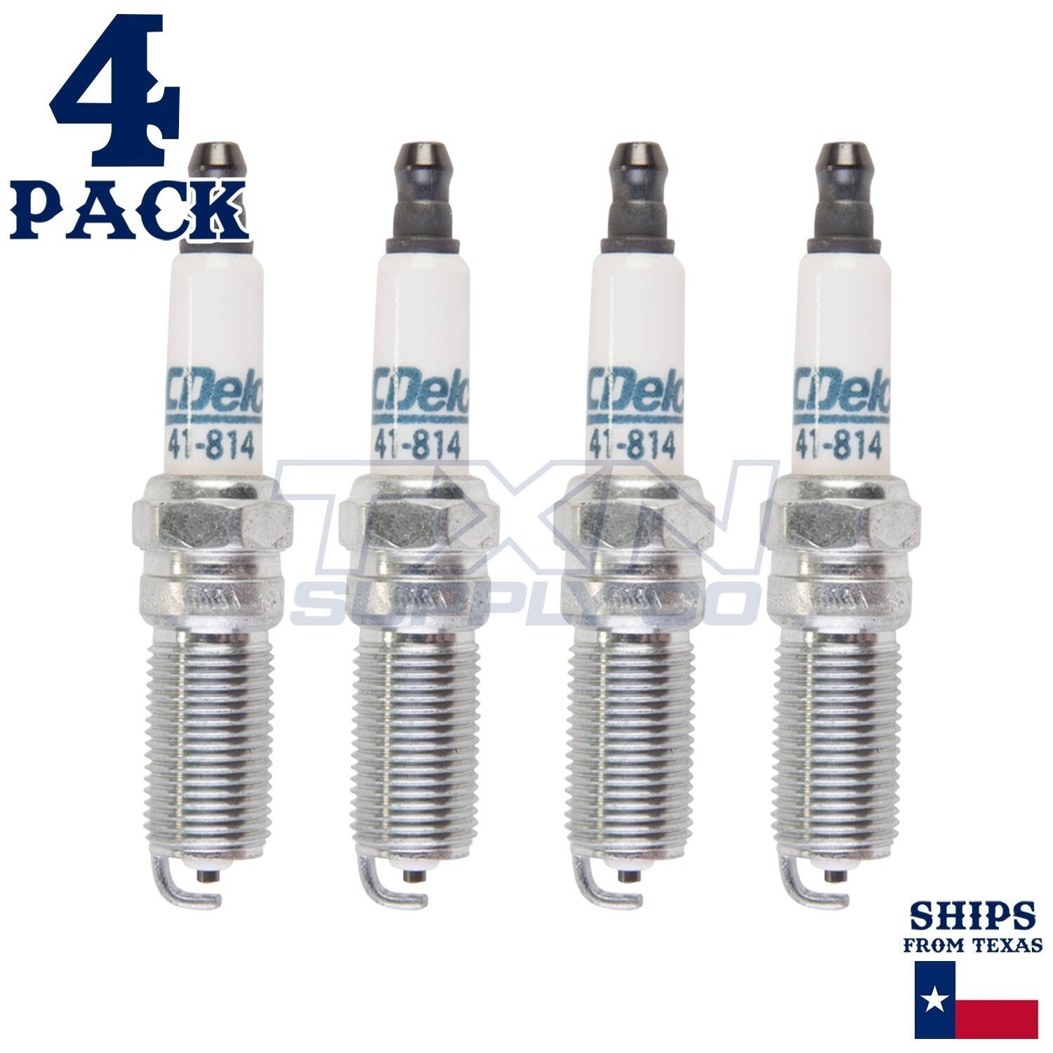 4 Pack ACDelco Double Platinum Spark Plugs 2006-2008 for Ford Escape 2.3L