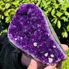 2.53LB Natural Amethyst Cluster Quartz Crystal Druzy Geode Stone Reiki Healing