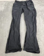 Carhartt Loose Fit Canvas Utility Work Pants Men’s Size 34x34 Black Workwear
