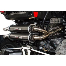 Trinity Racing Exhaust - Black - Dual TR-4153D-BK
