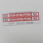 Matchbox Lesney 74bc Daimler Bus Esso Extra Petrol Sticker Set