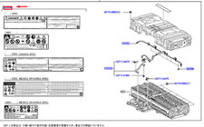 TOYOTA HIGHLANDER MK4 Etikett Batterie Achtung G928848040 NEU ORIGINAL