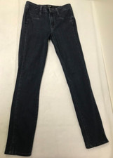 Paige Women's Jeans Blue Dark Wash Skinny Leg Denim 5-Pockets, Size 26