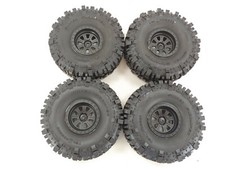 Pneumatici cingolati NUOVI ASSIALI Interco TSL BOGGER 2,2" 12mm ruote esagonali Raceline RYFT 4x