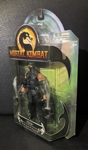 Mortal Kombat Deception Figur Noob Saibot Black Jazwares Neu OVP MOSC Midway RAR - Bild 2 von 9