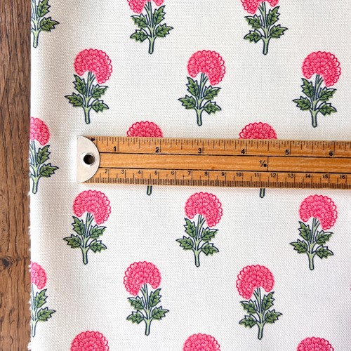 COLECCIÓN ROSA Estampado en bloques, tela 100% algodón, doble ancho 280 cm/110 pulgadas - Imagen 3 de 12