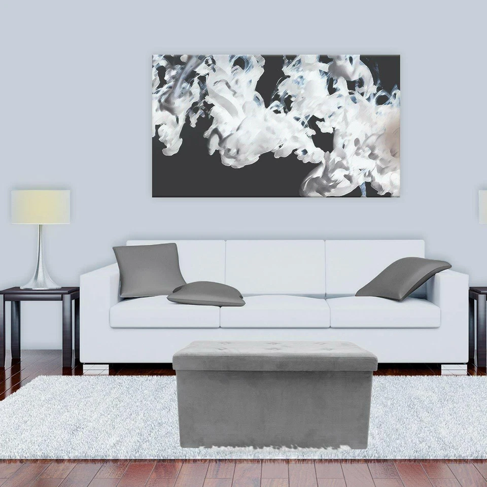 Sorbus Storage Ottoman Bench – Collapsible/Folding Bench Chest with Cover - Image 3 of 3