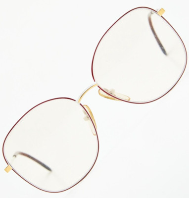 TREVI VISA 776 56 Red/White Butterfly Frame Glasses Vintage 80s Women