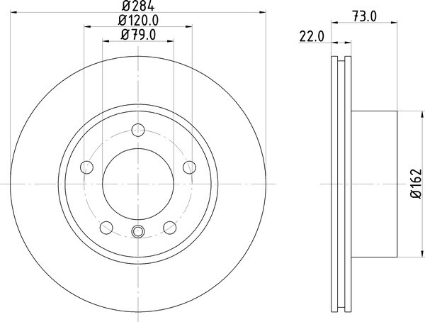 2x Discs Front fits BMW 1 Series 116d 118d 116i 114i 114d 118i 2 218d 218i
