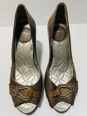 Peep Toe Ramarim Total Comfort Women's Shoes Leather Peep Toe Size