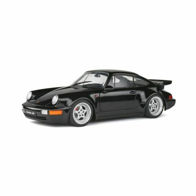 Solido Porsche 911 (964) Turbo 3.6 1993 Echelle 1:18 Voiture Miniature - Noire (S1803404)